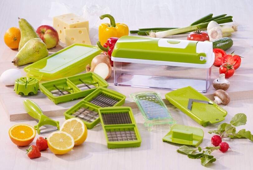 12pcs Multifunctional Vegetable Chopper Slicer Dicer Cut