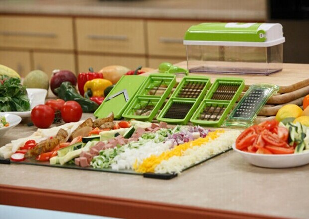 12pcs Multifunctional Vegetable Chopper Slicer Dicer Cut