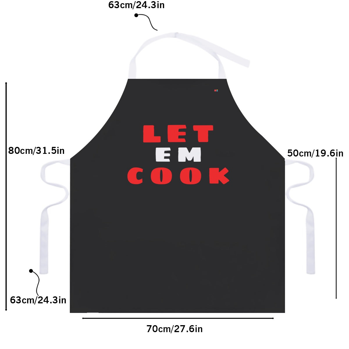 BBS Adjustable Apron With White Strap FREE SHIPPING