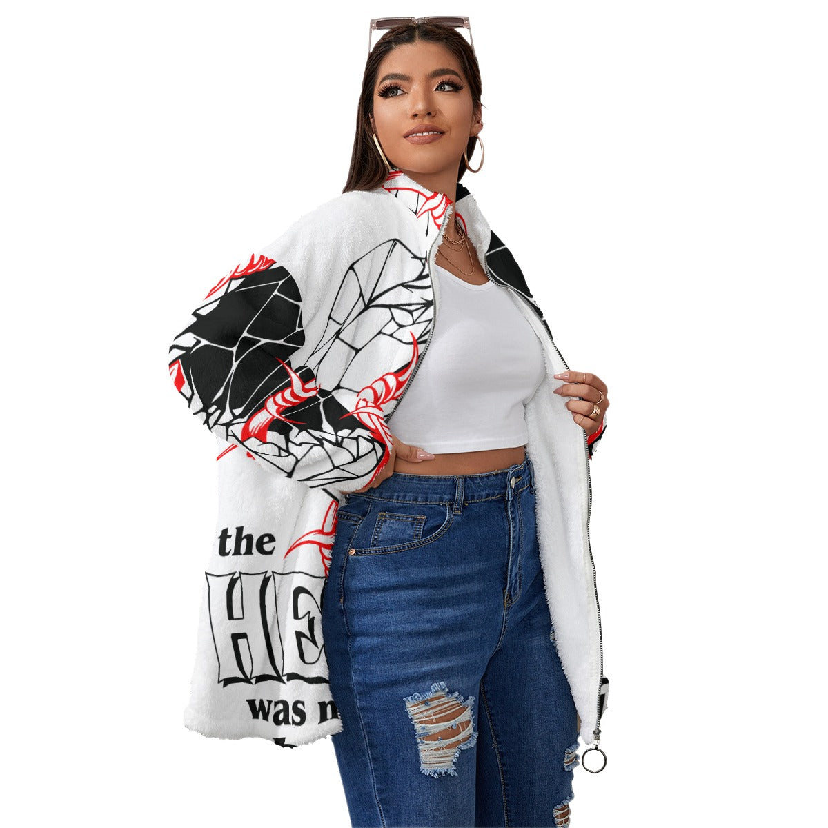 BBS Over sized Borg Fleece jacket FREE SHIPPING