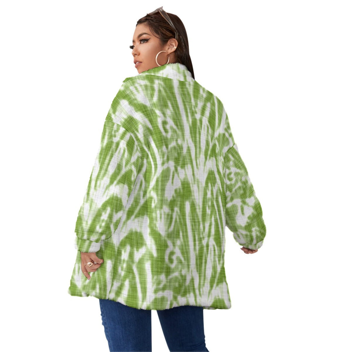 BBS Borg Fleece Stand-up Collar Coat FREE SHIPPING