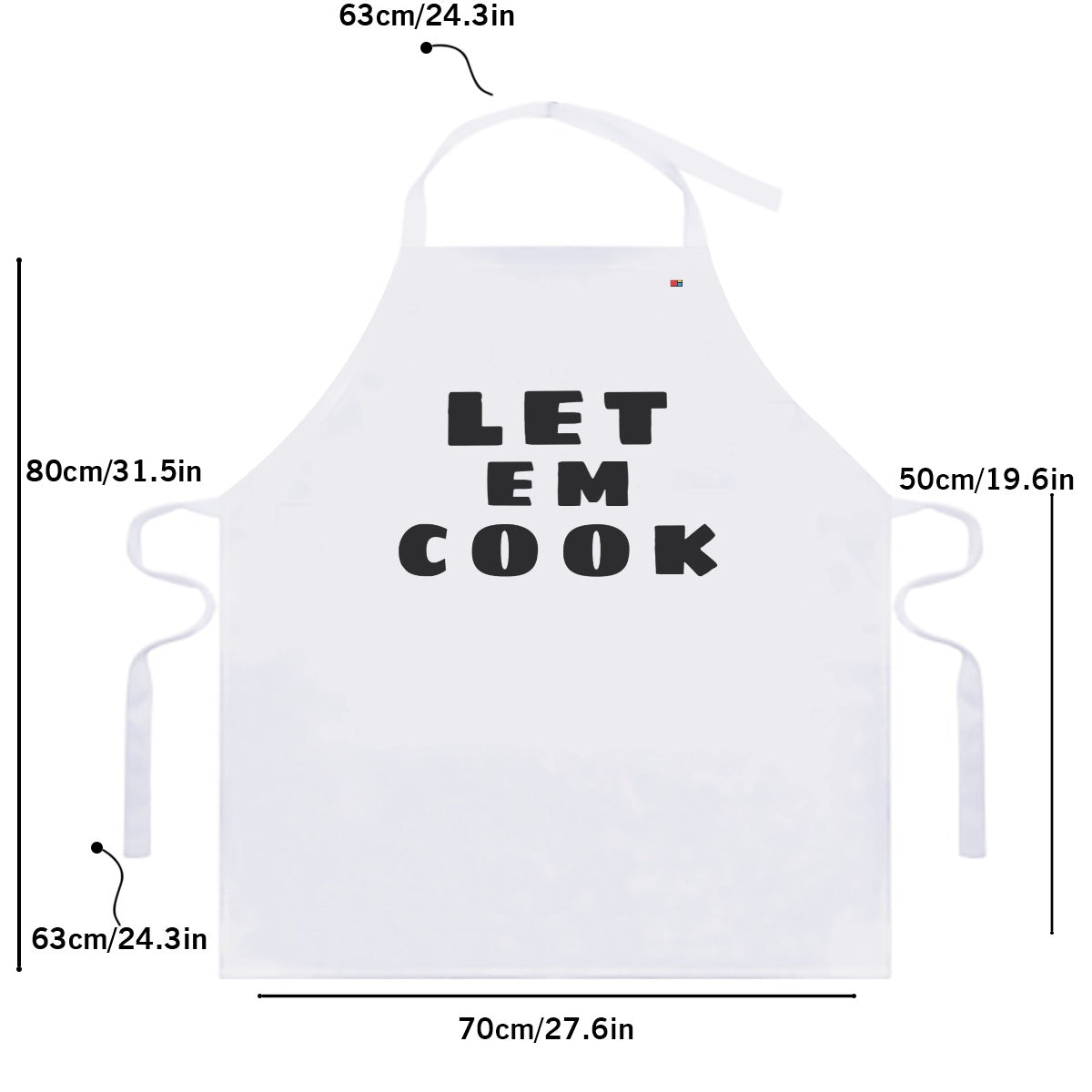 BBS Adjustable Apron With White Strap FREE SHIPPING