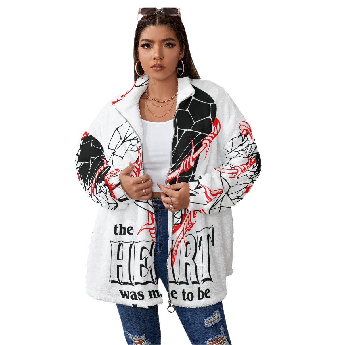 BBS Over sized Borg Fleece jacket FREE SHIPPING