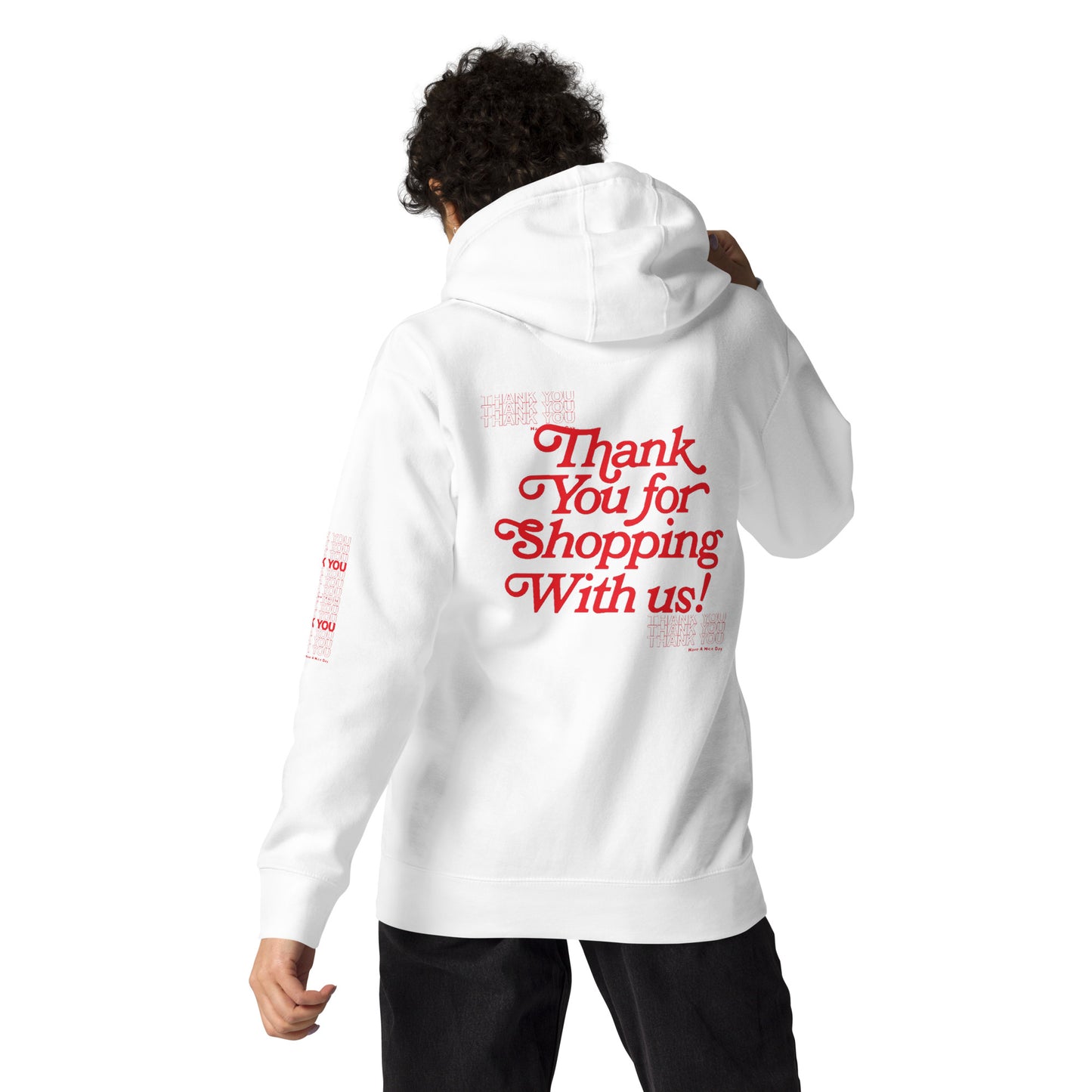 BagSeason Thank You Unisex Hoodie Free Shipping