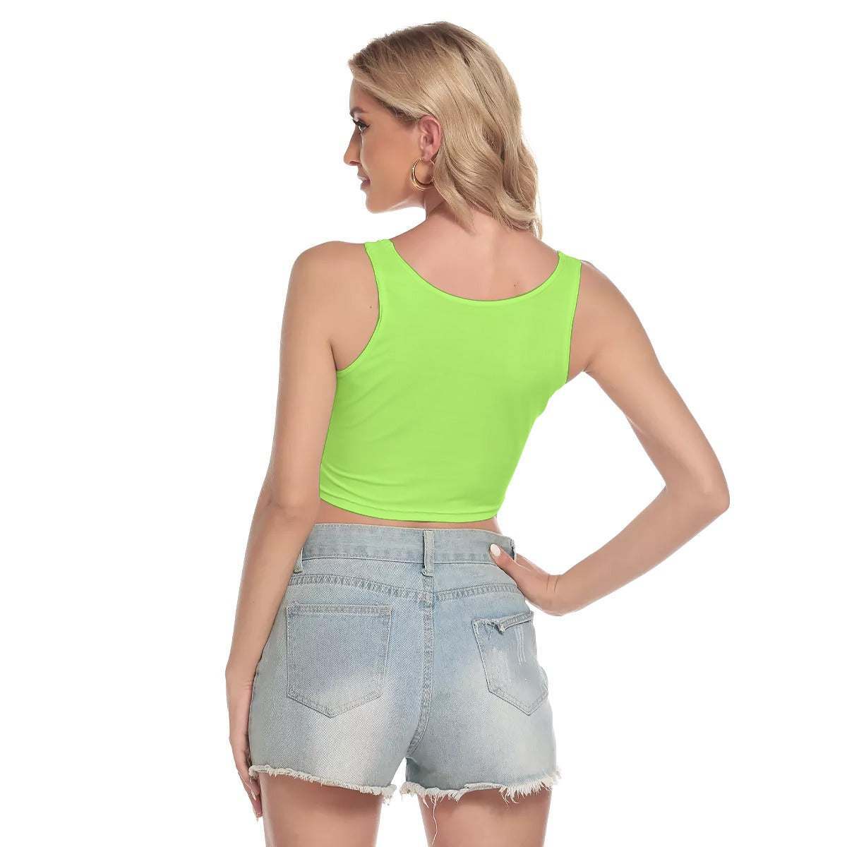 LIME Crop Tank Top FREE SHIPPING