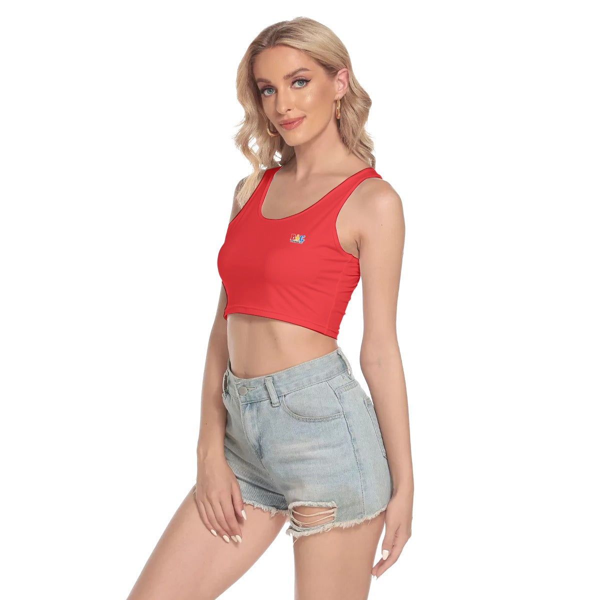RED Crop Tank Top FREE SHIPPING