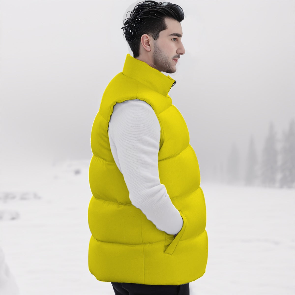 BBS YELL PUFF VEST FREE SHIPPING