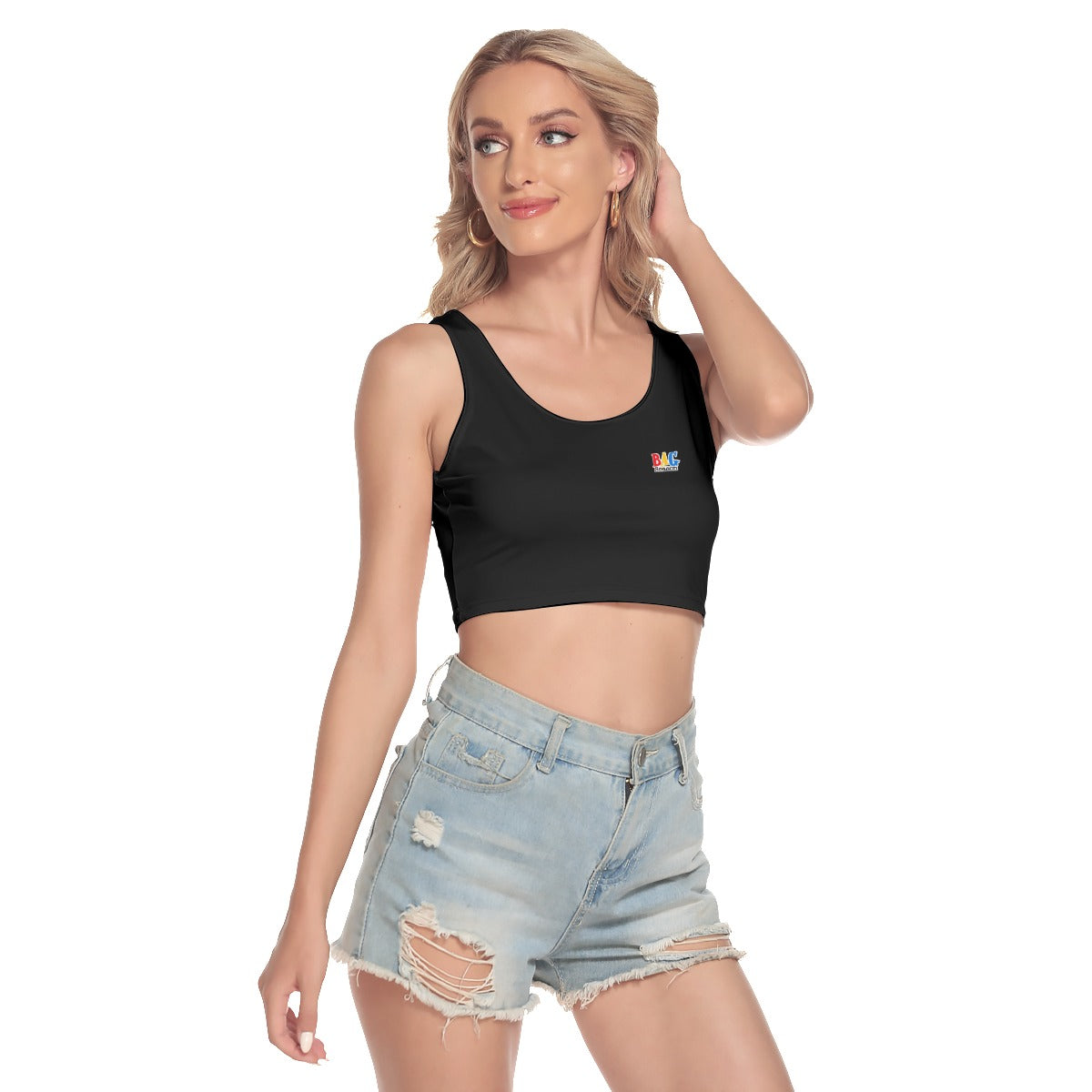 BLK Crop Tank Top FREE SHIPPING