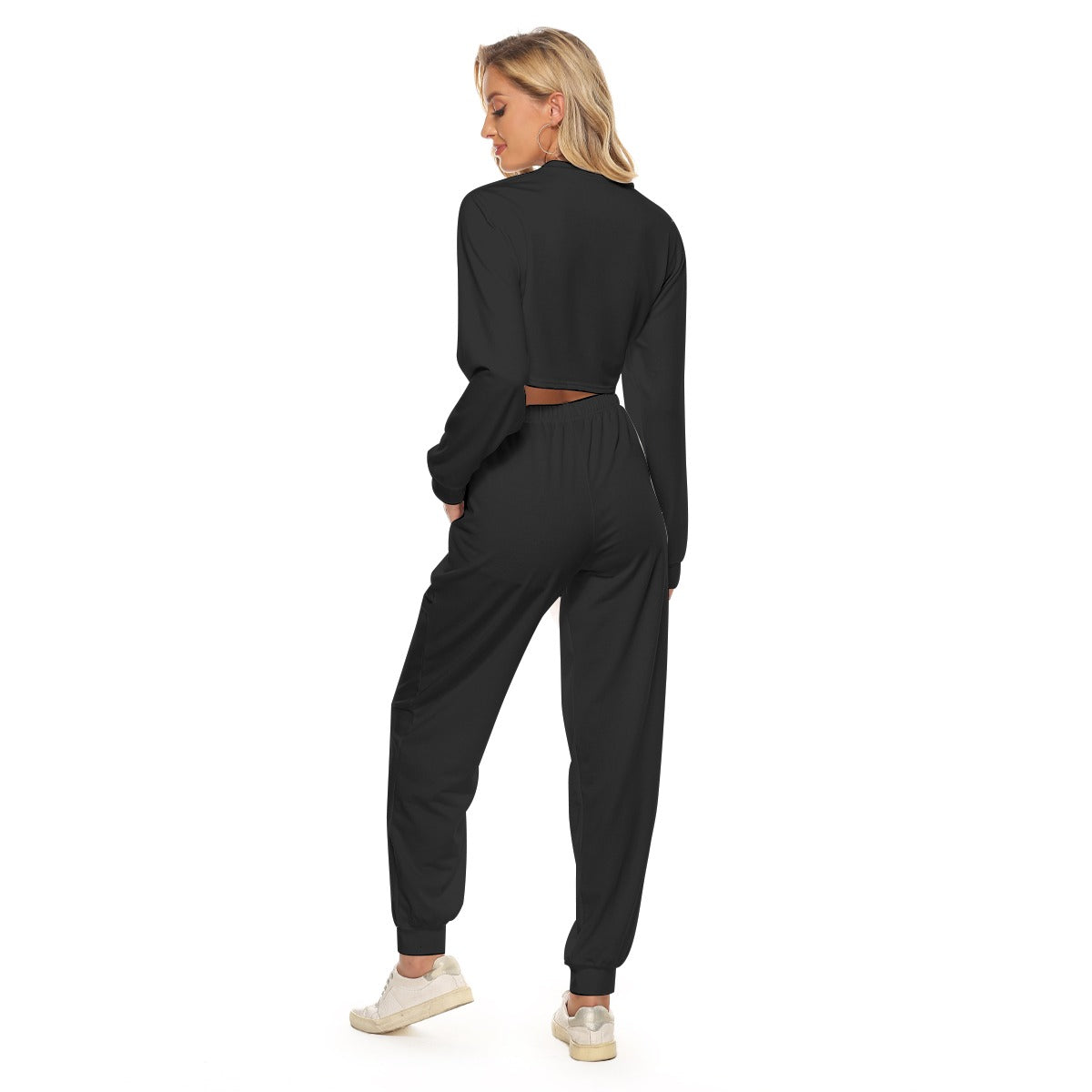 Crop Sweatshirt Suit FREE SHIPPING