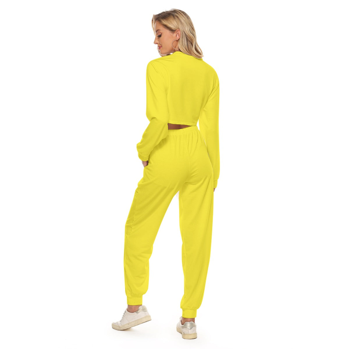 Crop Sweatshirt Suit FREE SHIPPING