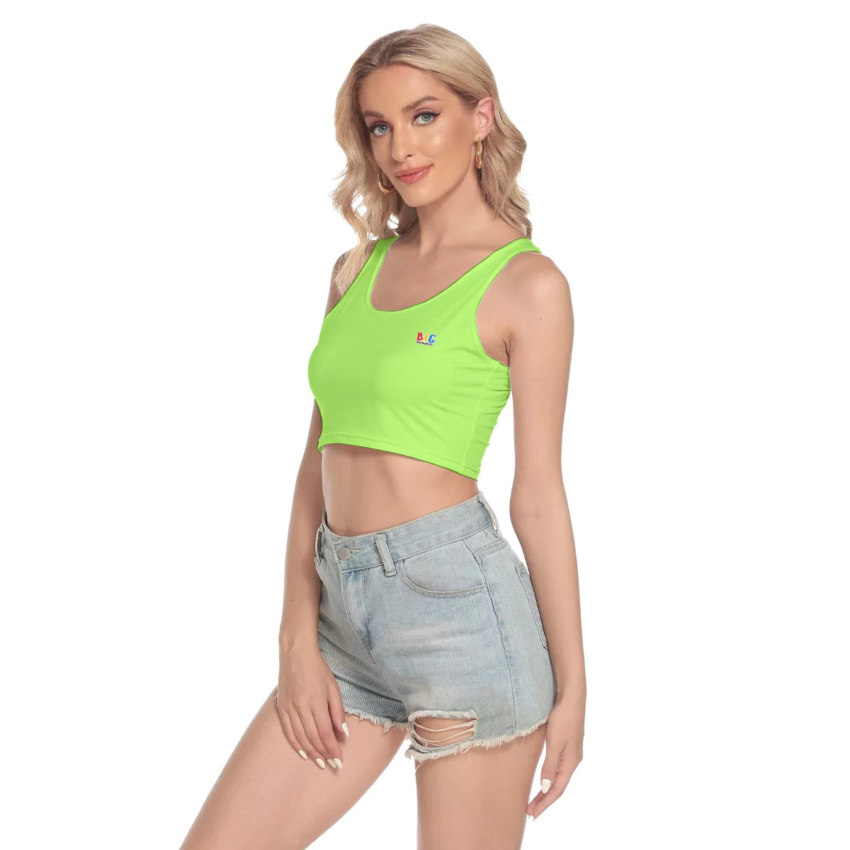 LIME Crop Tank Top FREE SHIPPING