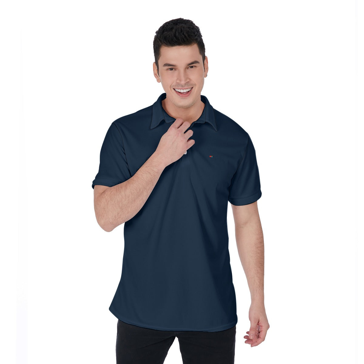 BLUE Polo Shirt FREE SHIPPING