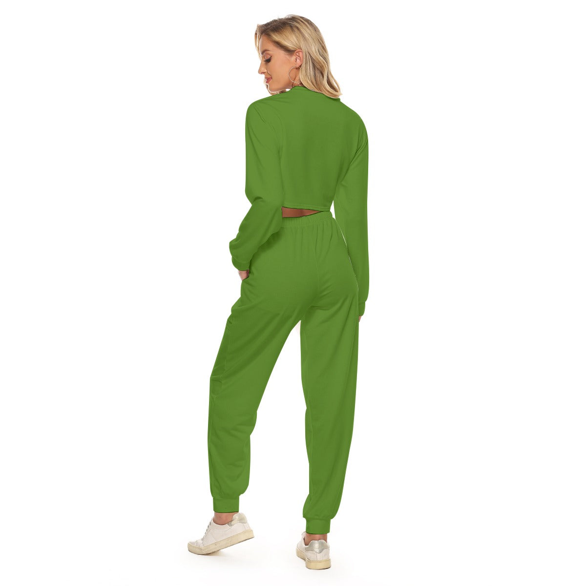 Crop Sweatshirt Suit FREE SHIPPING