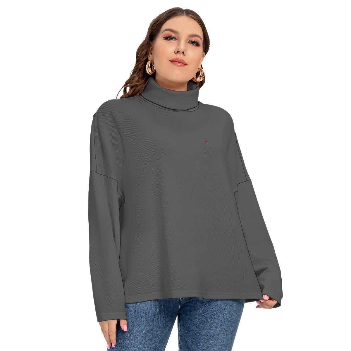Turtleneck Knitted Sweater (Plus Size) FREE SHIPPING