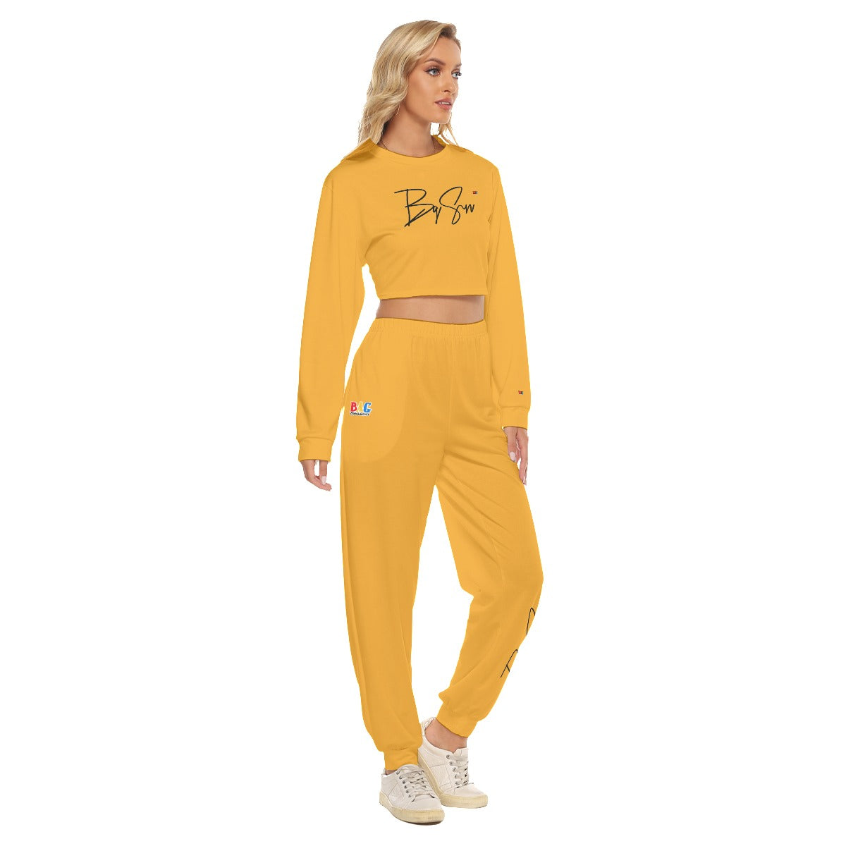 Bag Season Crop Sweatshirt Suit FREE SHIPPING