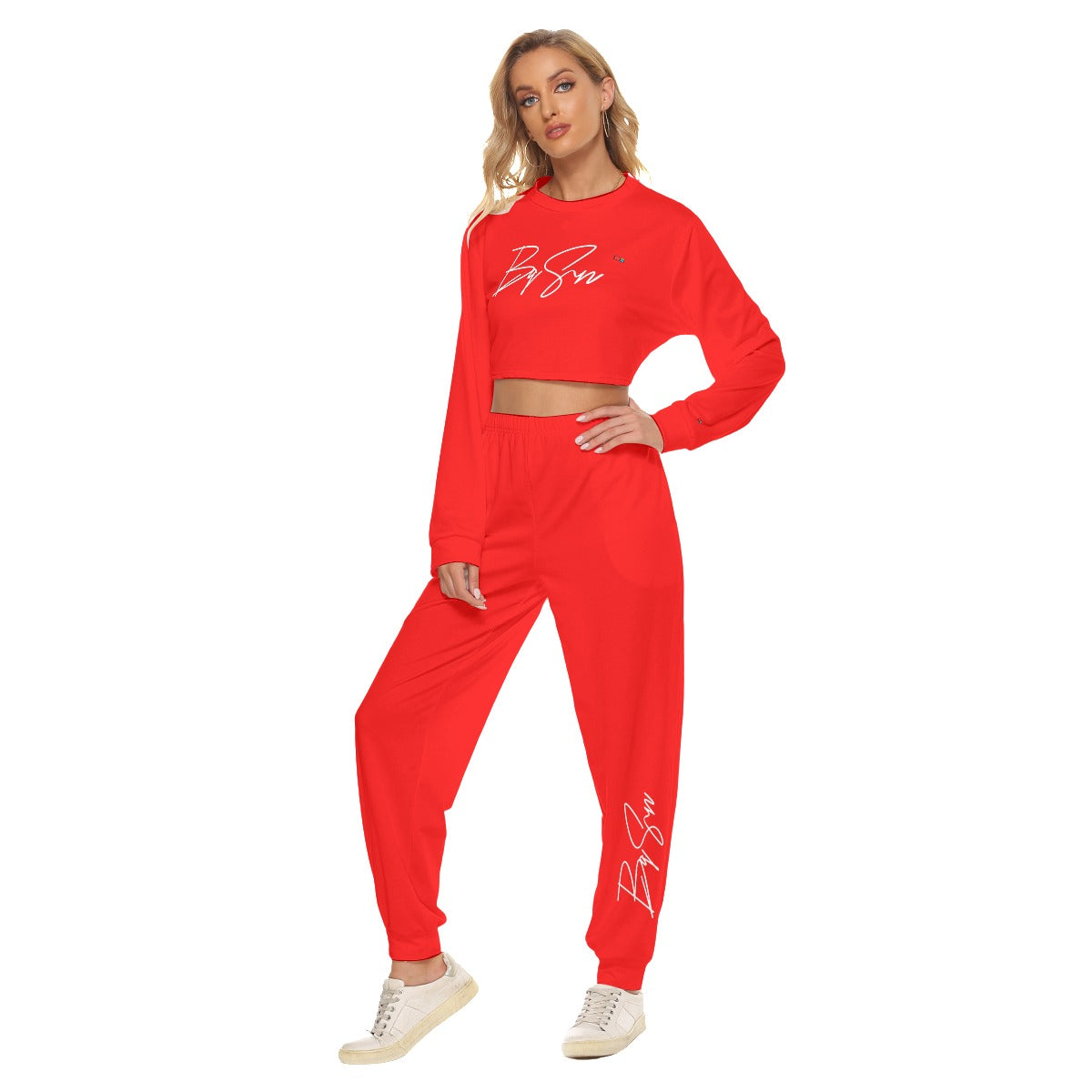 Bag Season Crop Sweatshirt Suit FREE SHIPPING