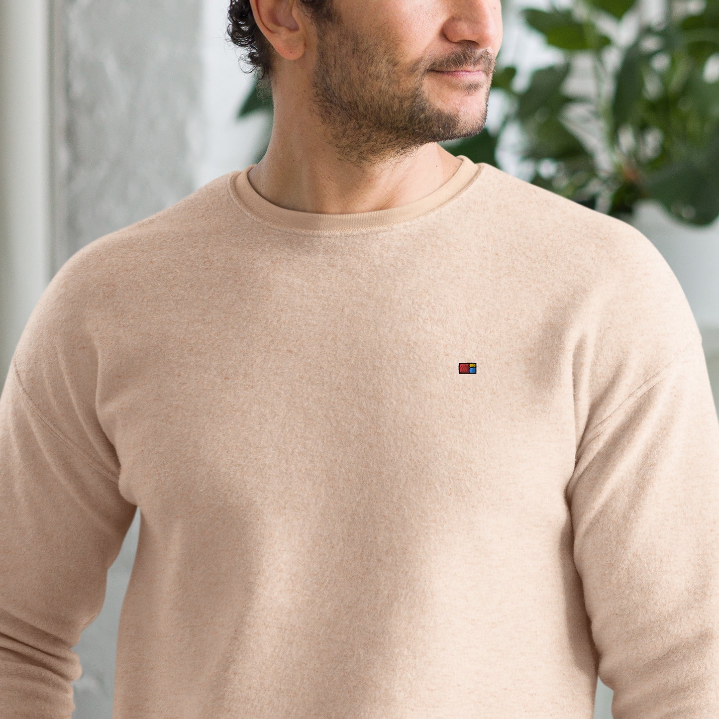 BBS Unisex sueded fleece sweatshirt
