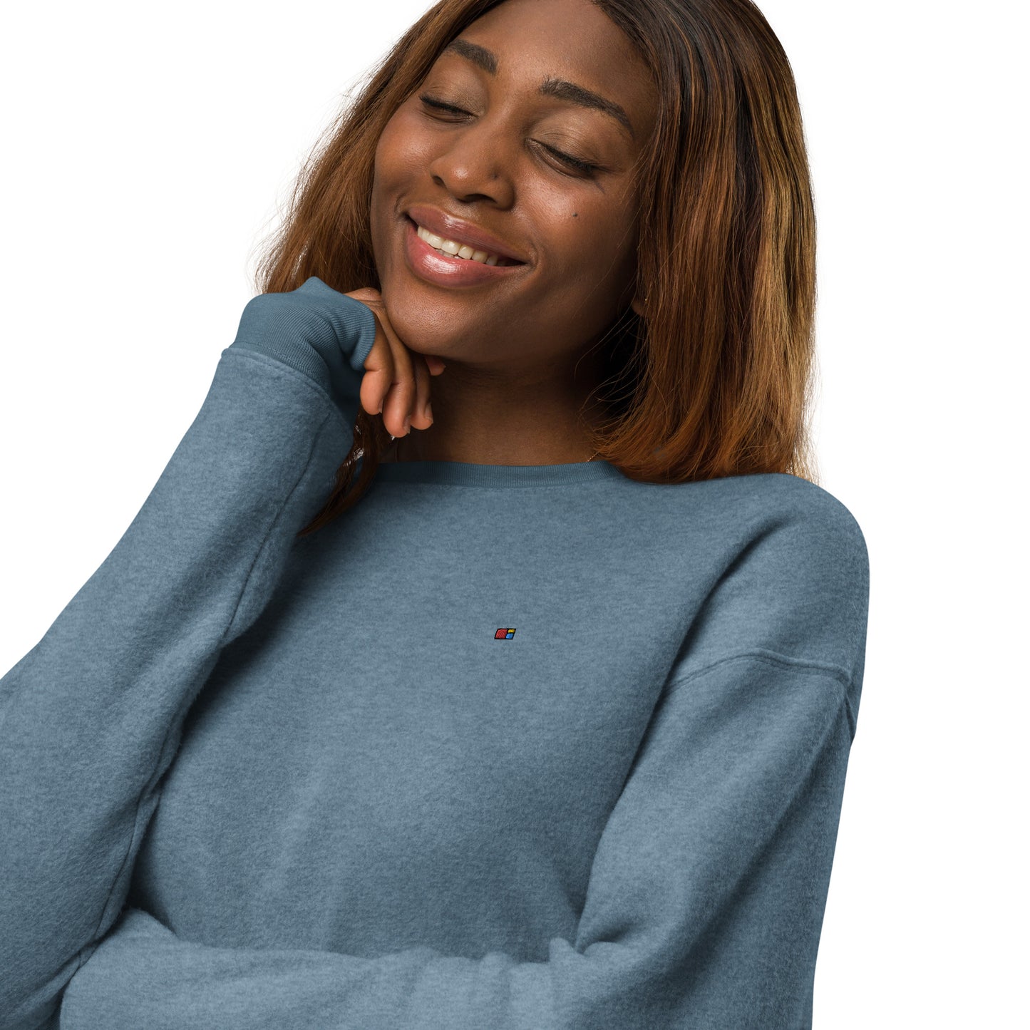 BBS Unisex sueded fleece sweatshirt