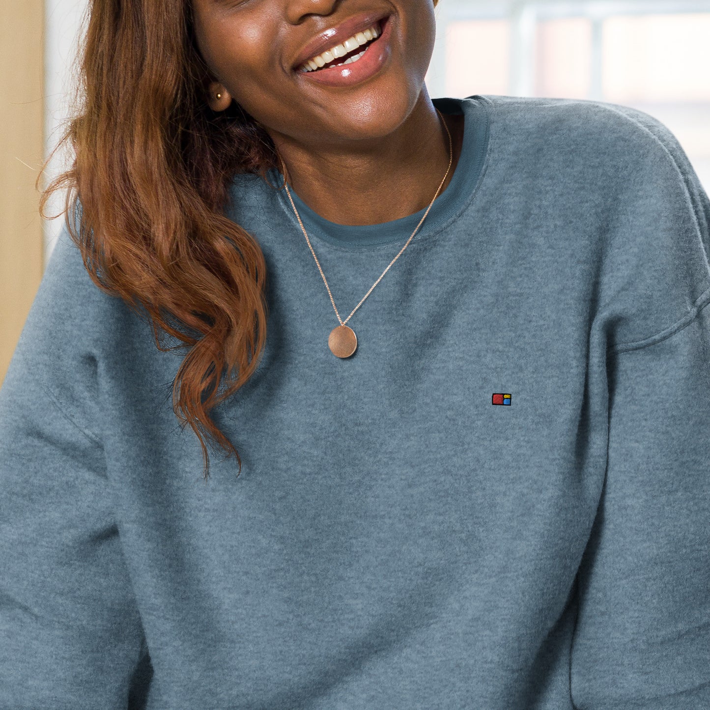 BBS Unisex sueded fleece sweatshirt