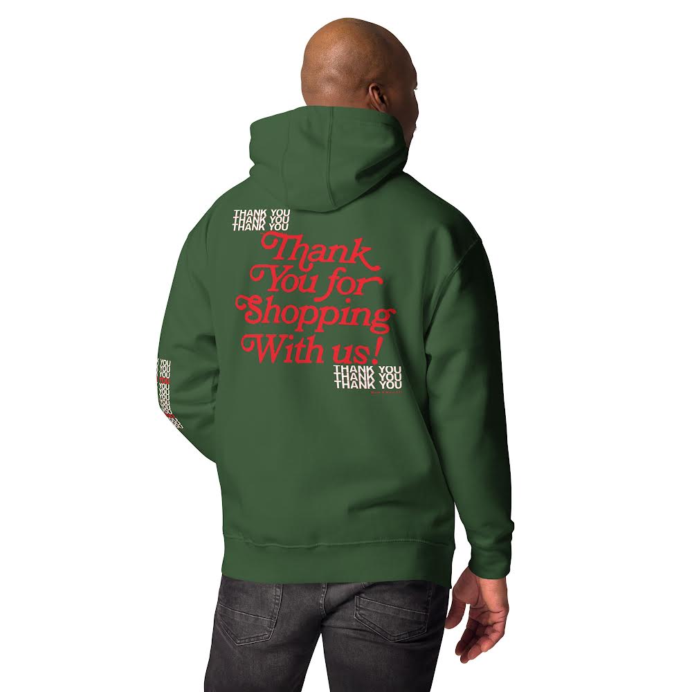 BagSeason Thank You Unisex Hoodie Free Shipping
