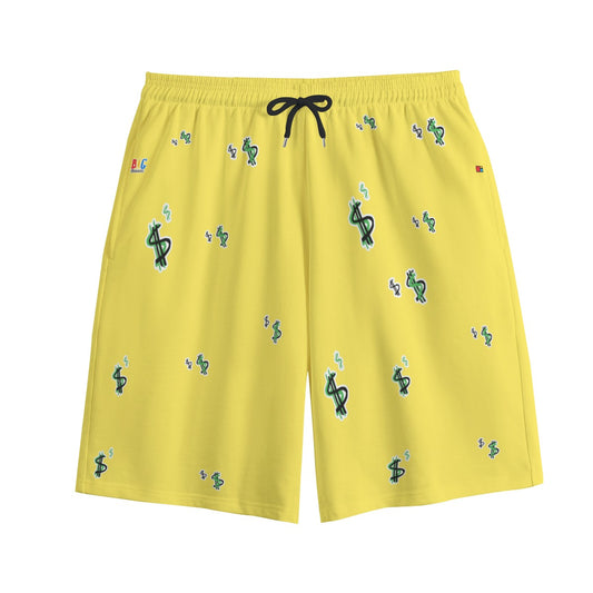 Sign Shorts Yellow FREE SHIPPING