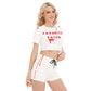 FAV EATER T-SHIRT & SHORTS SET WHITE | FREE SHIPPING