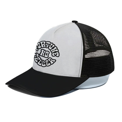 FNT WHT Trucker Hat With Black FREE SHIPPING