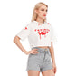 FAV EATER CROPPED T-SHIRT WHITE | FREE SHIPPING