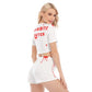 FAV EATER T-SHIRT & SHORTS SET WHITE | FREE SHIPPING