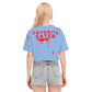 FAV EATER CROPPED T-SHIRT BLUE | FREE SHIPPING
