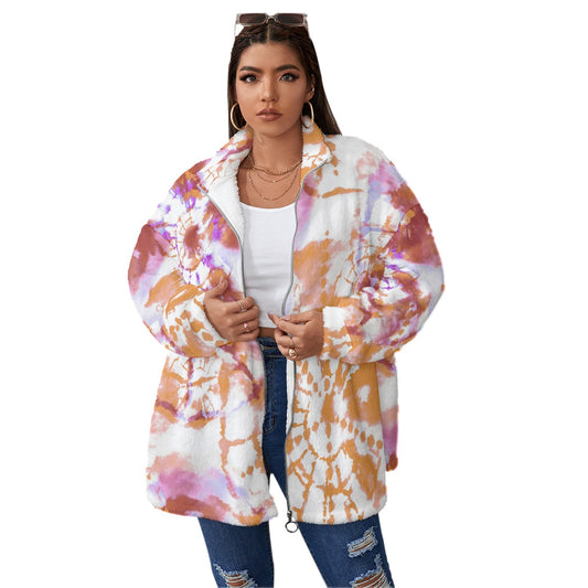 BBS Borg Fleece Stand-up Collar Coat FREE SHIPPING