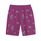 Sign Shorts Purple FREE SHIPPING