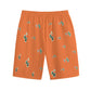 Sign Shorts Orange FREE SHIPPING