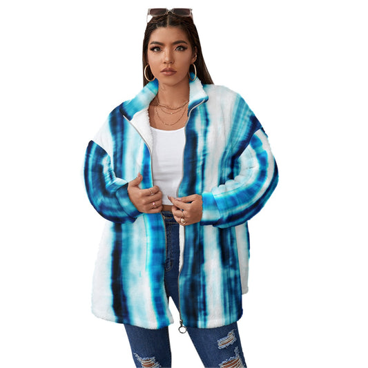 BBS Borg Fleece Stand-up Collar Coat FREE SHIPPING