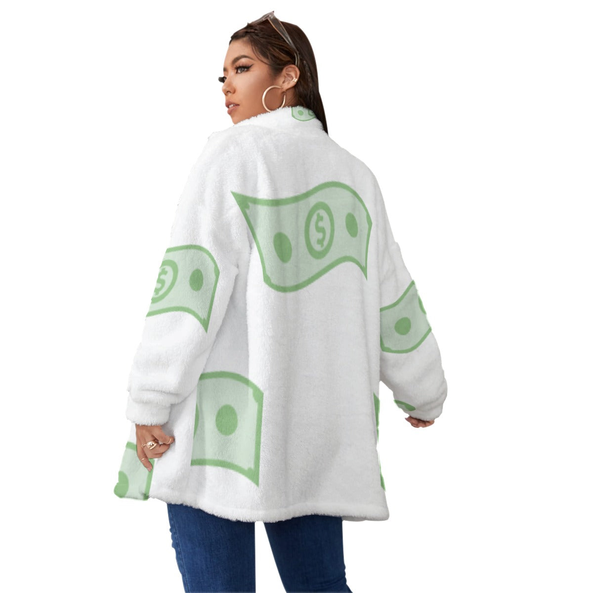 BBS Borg Fleece Stand-up Collar Coat FREE SHIPPING