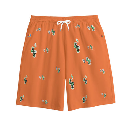 Sign Shorts Orange FREE SHIPPING