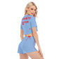 FAV EATER T-SHIRT & SHORTS SET BLUE | FREE SHIPPING