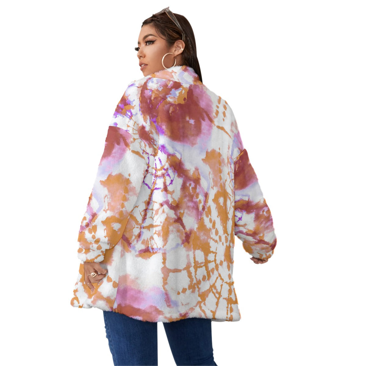 BBS Borg Fleece Stand-up Collar Coat FREE SHIPPING