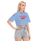 FAV EATER CROPPED T-SHIRT BLUE | FREE SHIPPING