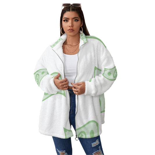 BBS Borg Fleece Stand-up Collar Coat FREE SHIPPING