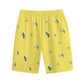 Sign Shorts Yellow FREE SHIPPING