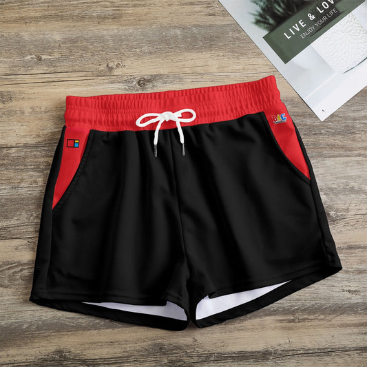 RED/BLK Shorts FREE SHIPPING