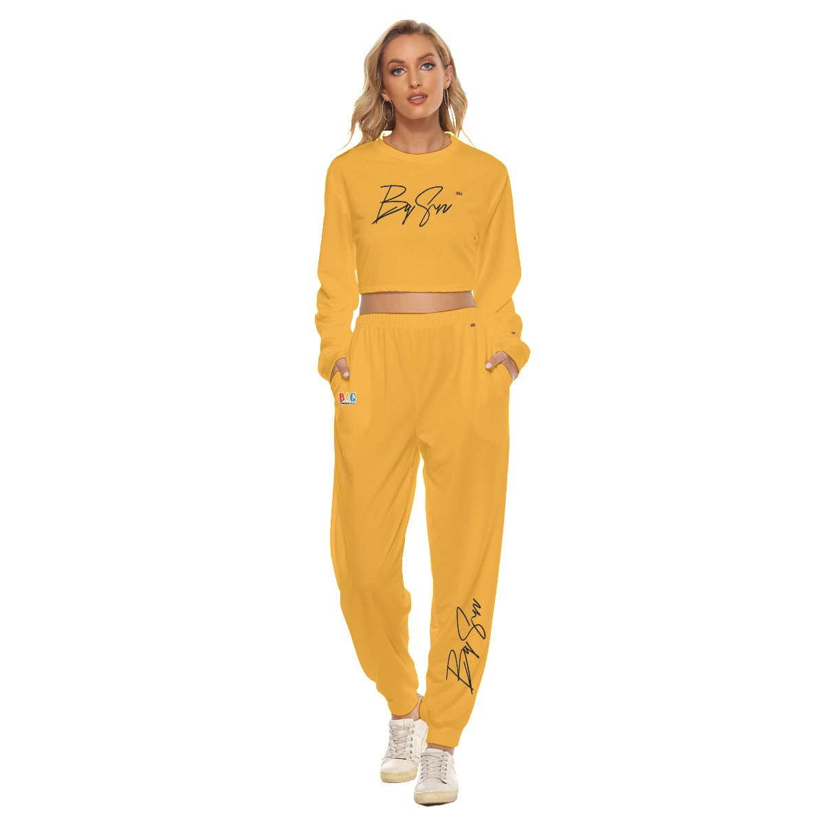 Bag Season Crop Sweatshirt Suit FREE SHIPPING