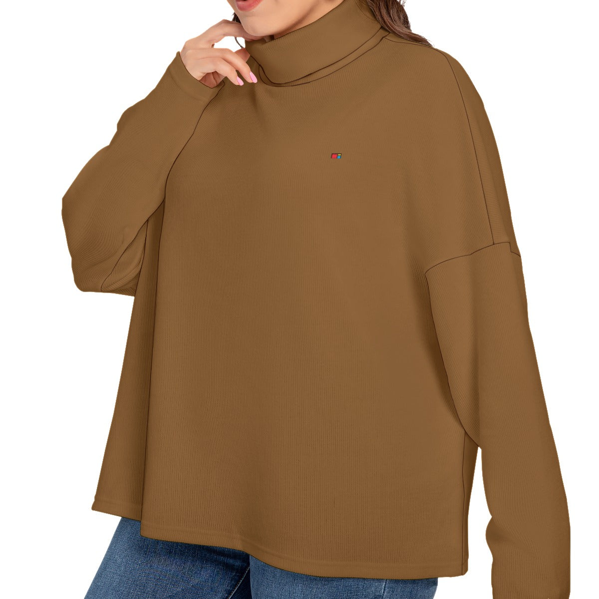Turtleneck Knitted Sweater (Plus Size) FREE SHIPPING