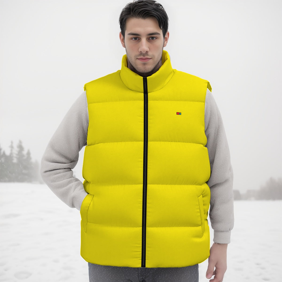 BBS YELL PUFF VEST FREE SHIPPING