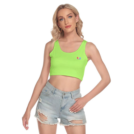 LIME  Crop Tank Top FREE SHIPPING