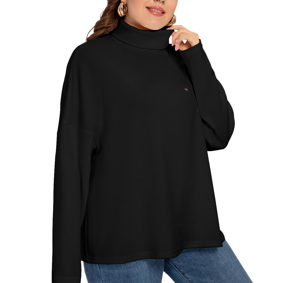 Turtleneck Knitted Sweater (Plus Size) FREE SHIPPING