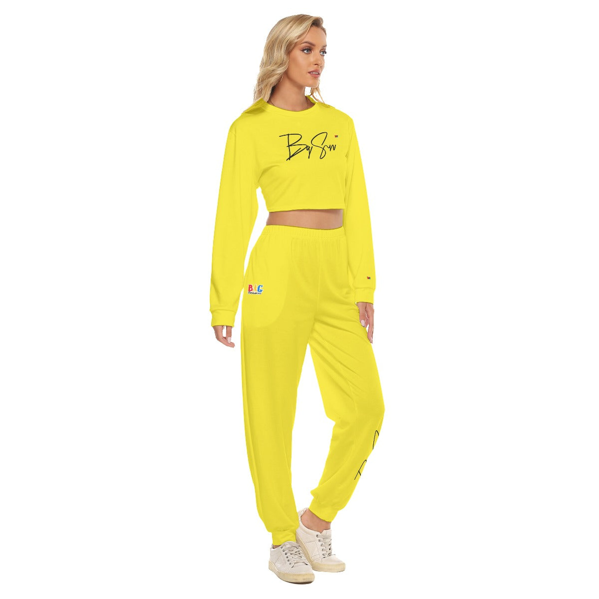Bag Season Crop Sweatshirt Suit FREE SHIPPING