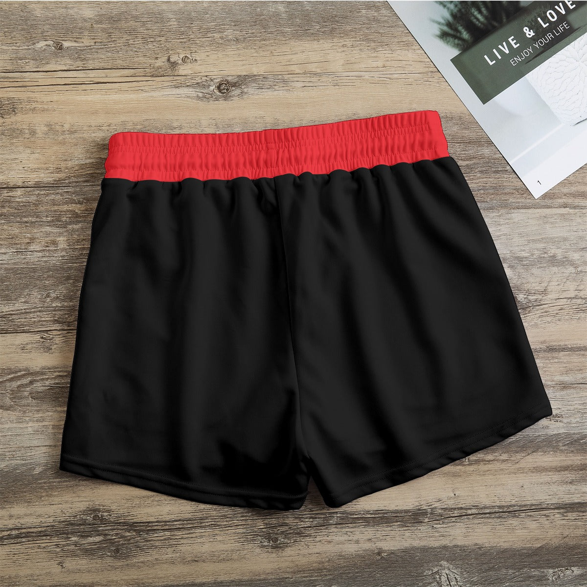 RED/BLK Shorts FREE SHIPPING