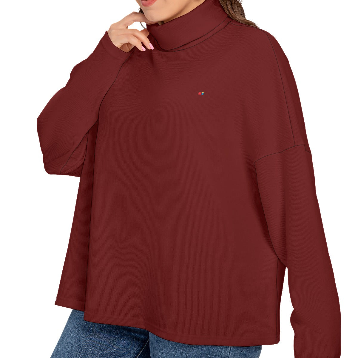 Turtleneck Knitted Sweater (Plus Size) FREE SHIPPING